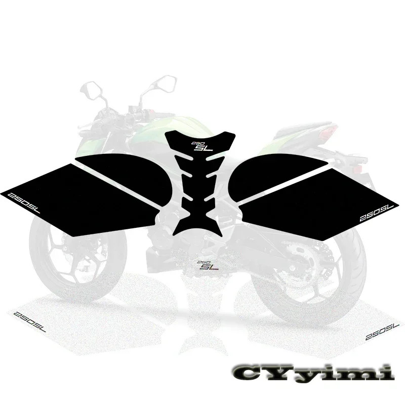 For  z650 Z650  Motorcycle  Gas Fuel Oil Tank Cap Cover Pad Protector Decals Sticker