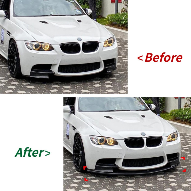 For BMW 3 Series E90 E91 E92 E93 M3 2006-2013 Car Front Bumper Lip Splitter Spoiler Diffuser Guard