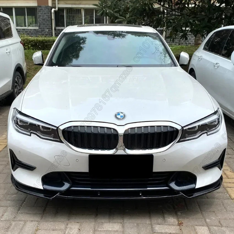 For BMW G20 G21 318d 320d 330d M Sport 2019-2022 Maxton Style Front Bumper Splitter Lip Spoiler Dif