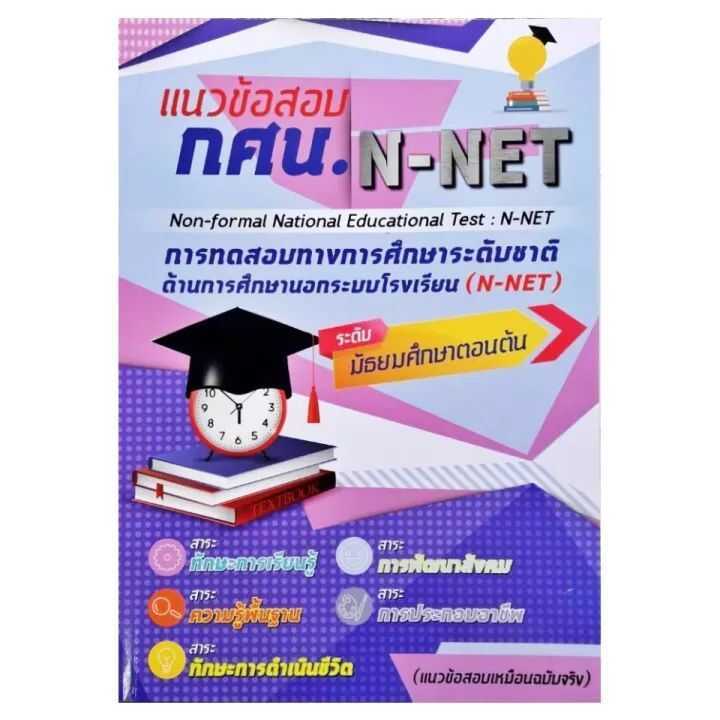 คู่มือสอบเสมือนจริง Kasan.N-NET สําหรับกลุ่มวิชาระดับมัธยมศึกษาตอนต้น 5