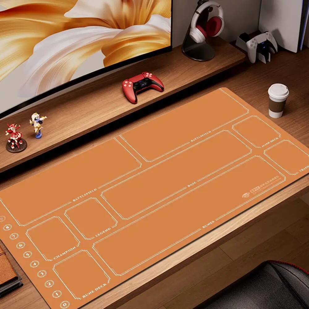 HD Riftbound Playmat พร้อมโซน 24x14 playmat แฟนตาซี-ธีม play mat Duel pads เริ่มต้นการ์ด Battles Commander HYBXAXC Deskpad