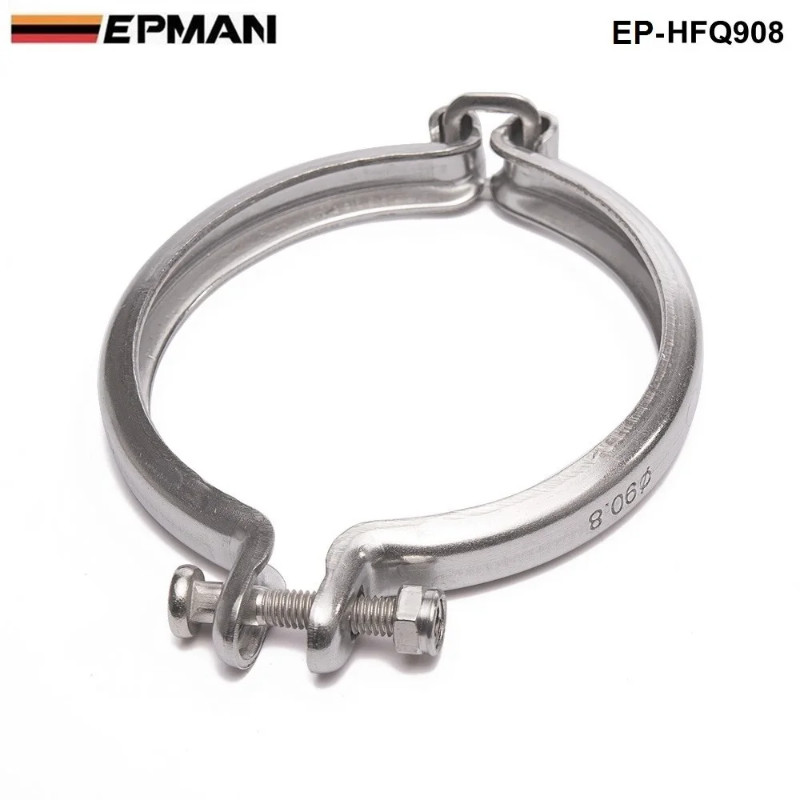 EPMAN For Mitsubishi TD05 TD06 Turbocharger Turbo V-band Clamp Set 90.8mm EP-HFQ908
