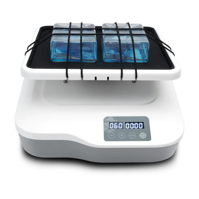 IKEME LED Digital 3D Shaker 10-80rpm Adjustable Speed Small Lab Orbital Shaker Lab Hybrid Oscillato