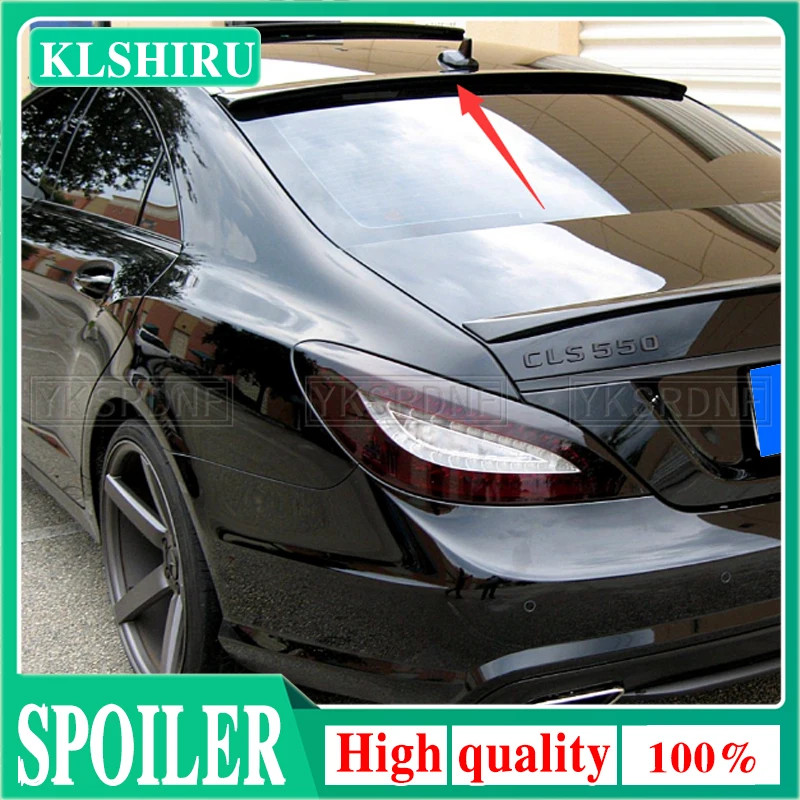 For Benz W218 Spoiler 2012-2017 W218 CLS300 CLS350 CLS63 High Quality ABS Plastic Primer Color Rear