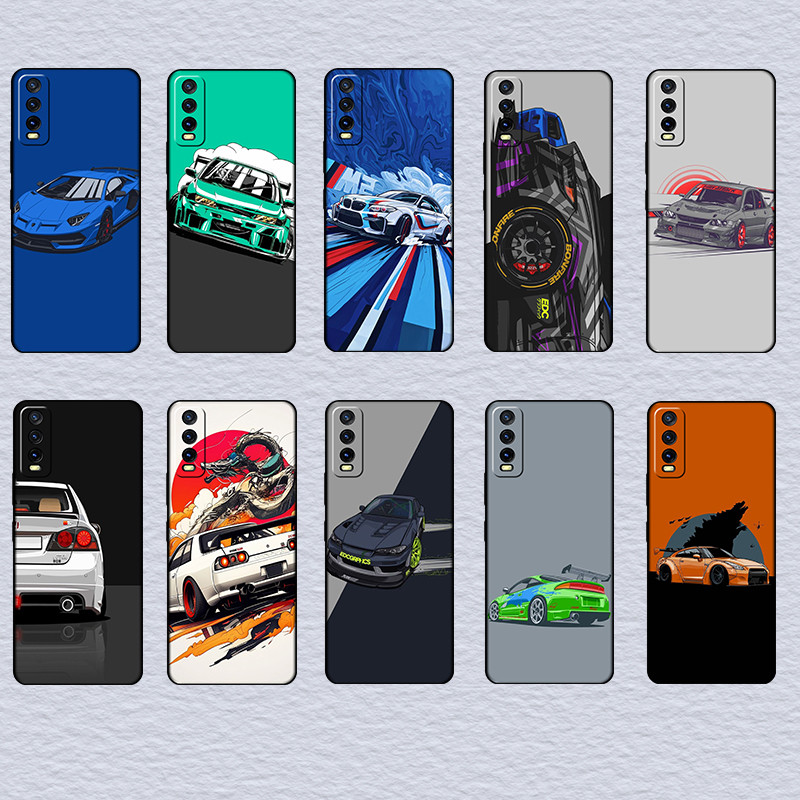 สําหรับ Vivo Y31 Y3S Y35 Y36 Y50 Y51 Y55 Y55S รถ Anti fall เคสโทรศัพท์