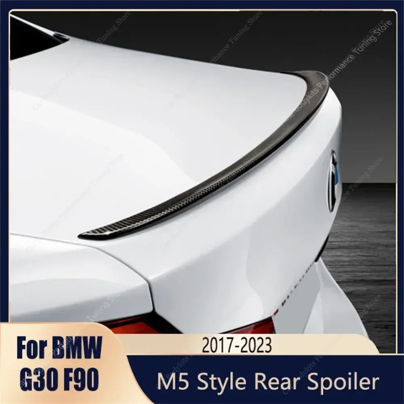 M5 OEM Style Rear Trunk Lip Spoiler For BMW G30 520d 520i 530i 530d 540i M550i M550d M5 Rear Trunk