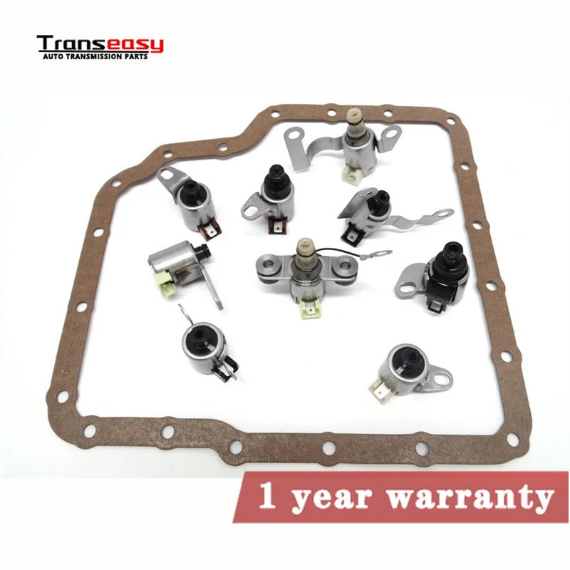 Transmission Shift Solenoids With Gasket JF506E 09A Fits For Volkswagen Tiptronic  Ford Mazda, Land
