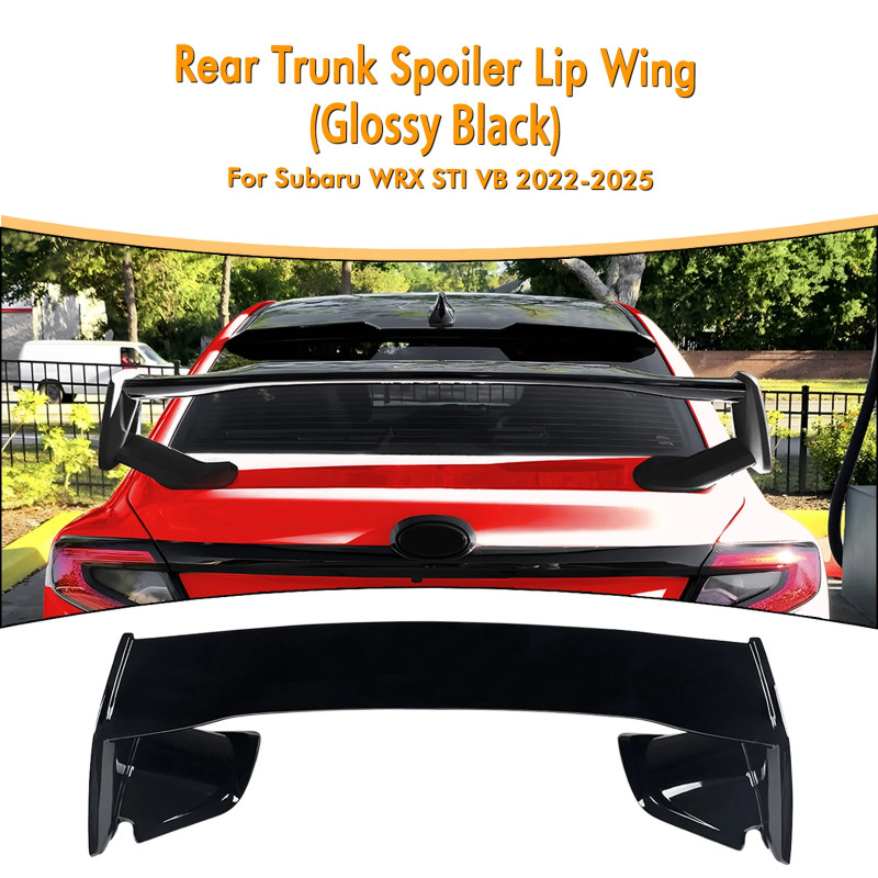 Car Rear Spoiler Wing Trunk Lid Tail Boot Lip For Subaru WRX STI VB 2022 2023 2024 2025