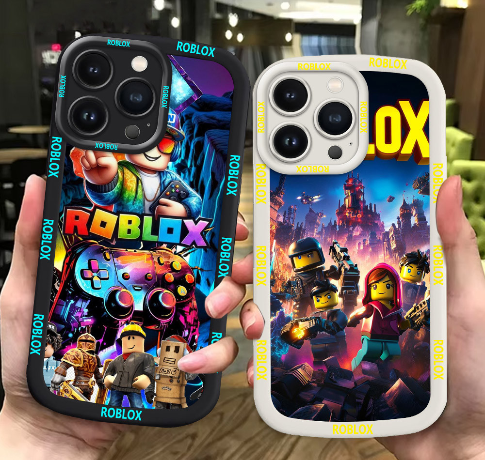 G1 Roblox ขาวดำเคสโทรศัพท์หรับ iPhone 16 17 Plus Pro Max ปก