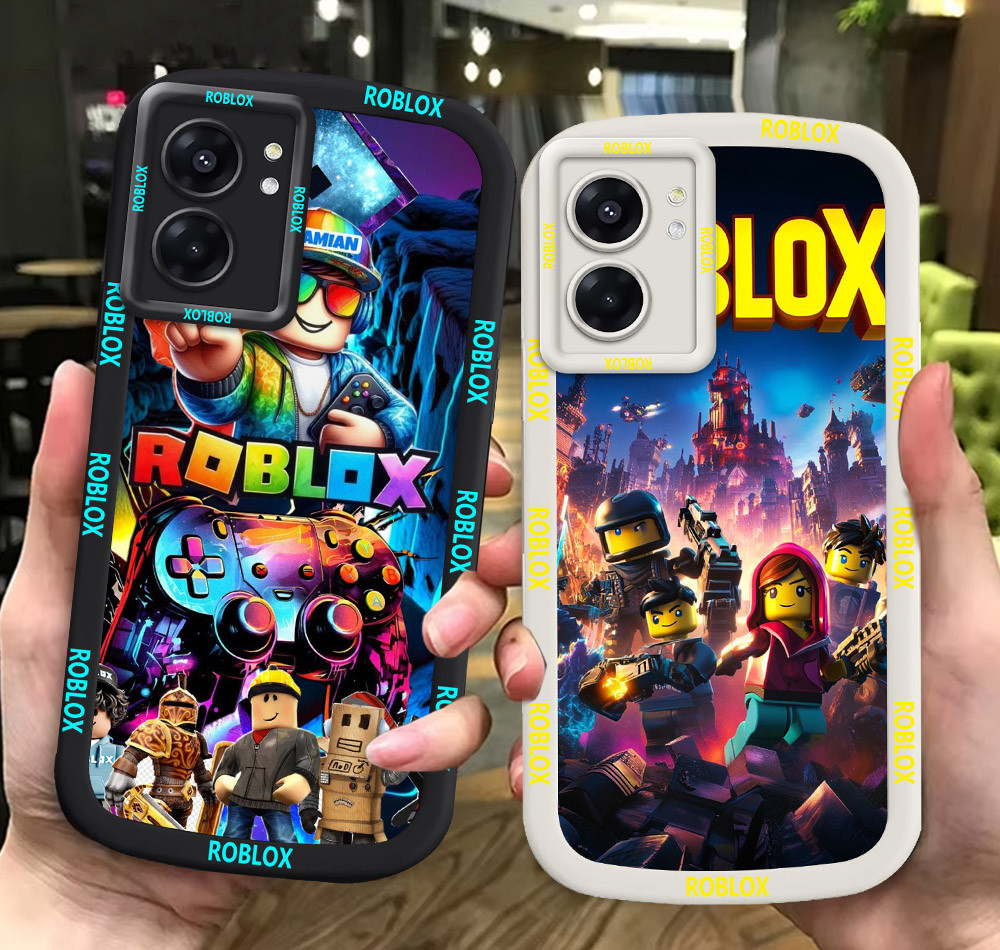 G1 Roblox ขาวดำเคสโทรศัพท์หรับ OPPO A77 A57E A57S A77S A57 2022 ปก