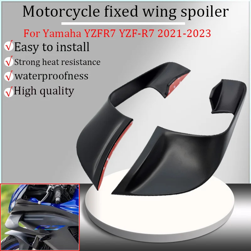 For Yamaha YZFR7 YZF-R7 yzfr7 2021-2023 2022 motorcycle aerodynamic wing, fixed wing fairing, side