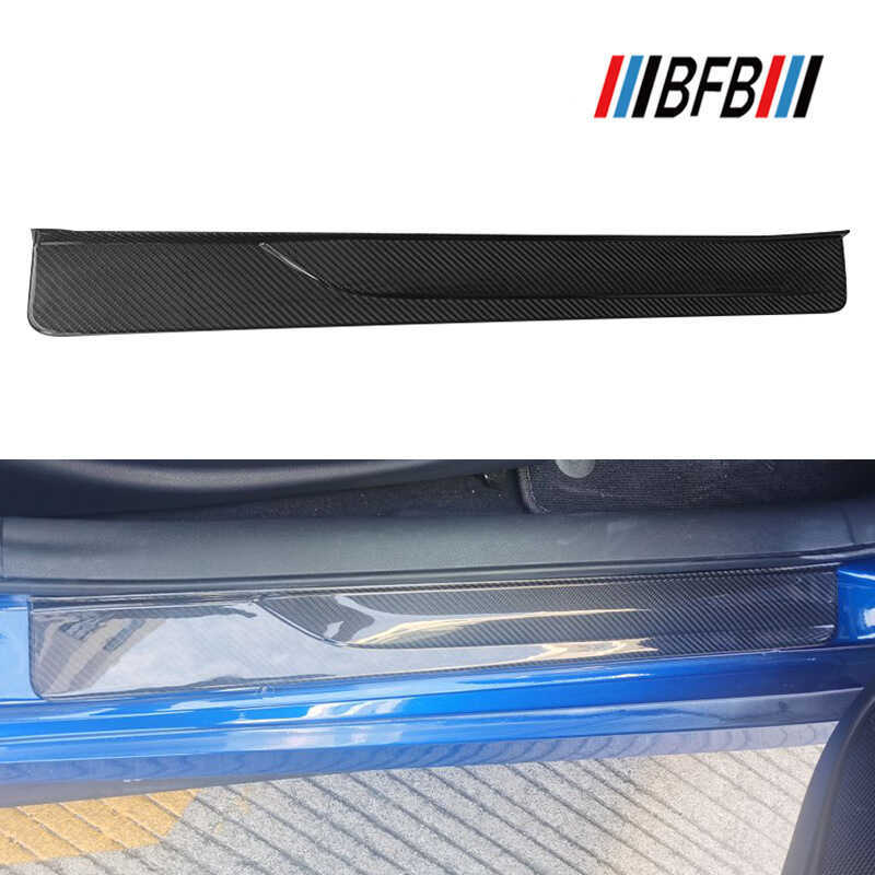 เหมาะสําหรับ Nissan Nissan Z Rz34 4Z คาร์บอนไฟเบอร์แห้งภายในประตูเกณฑ์บาร์คาร์บอนแท้เกณฑ์บาร์