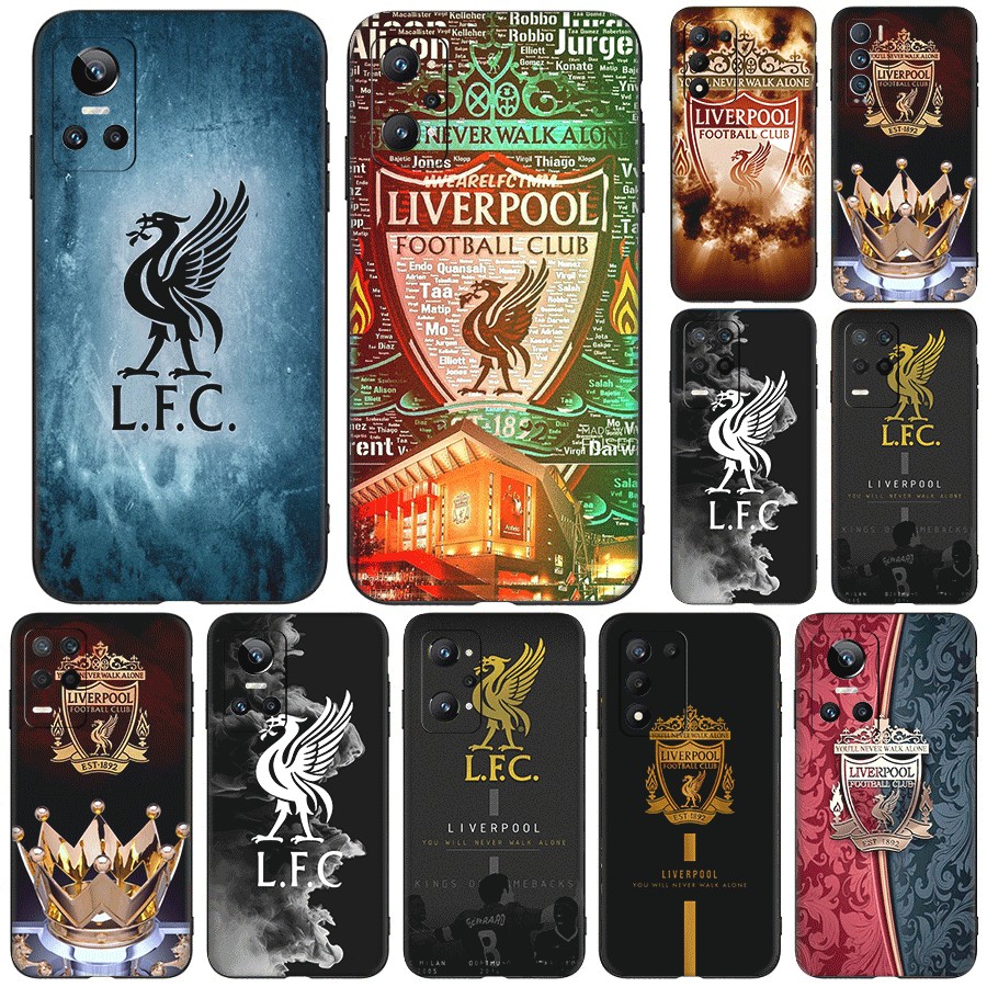 Realme 3 5 6 7 8 Pro 5i 5s Q 6i 7i เคสโทรศัพท์ TPU ฝาครอบป้องกันแบบนุ่ม Liverpool Club (1-2)