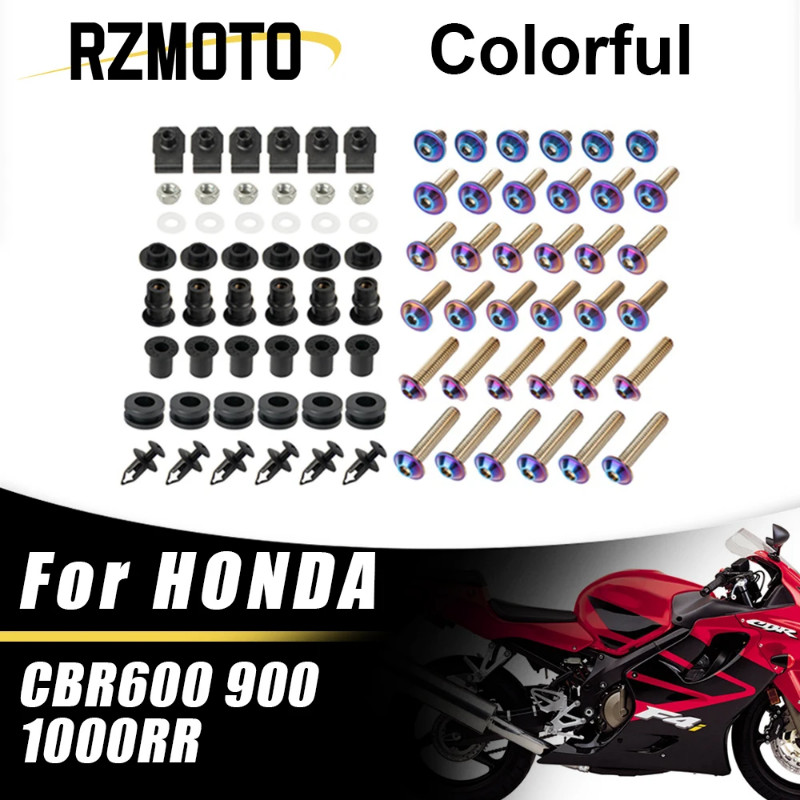 Fairing Bolt Kit For Honda CBR600RR CBR1000RR CBR 600 F2 F3 F4 F4i CBR 600 RR 1000 RR 900 929 954 C