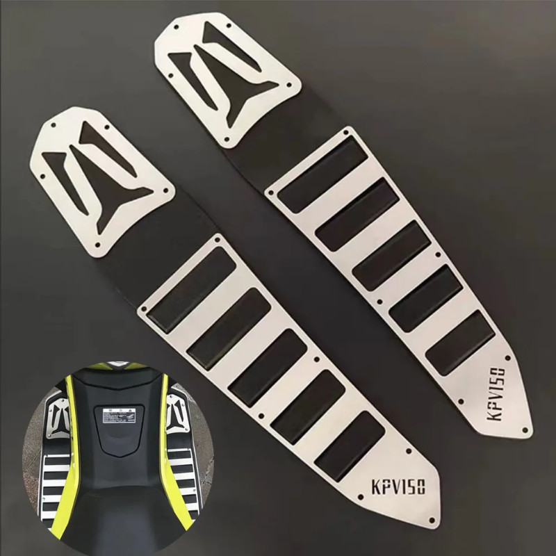 For LIFAN KPV150 KPV 150 KPV125 KPV 125 Modified Stainless Steel Foot Pedal Metal Brushed Anti-Slip