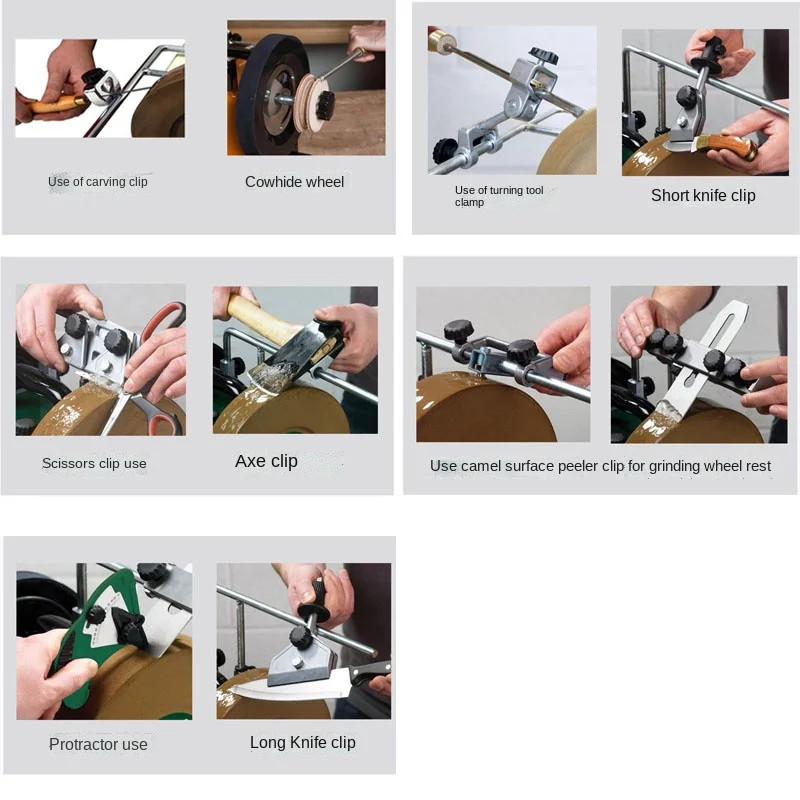 H8101 Knife Sharpener Accessories Scissors Long Knife Short Knife Holder Camel Planer Knife Holder