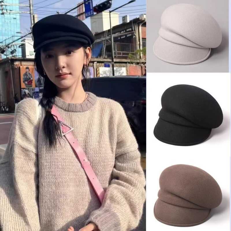 หมวก Newsboy แบรนด์ CA4LA แบบเรโทรและแฟชั่น สำหรับฤดูหนาวRuonan