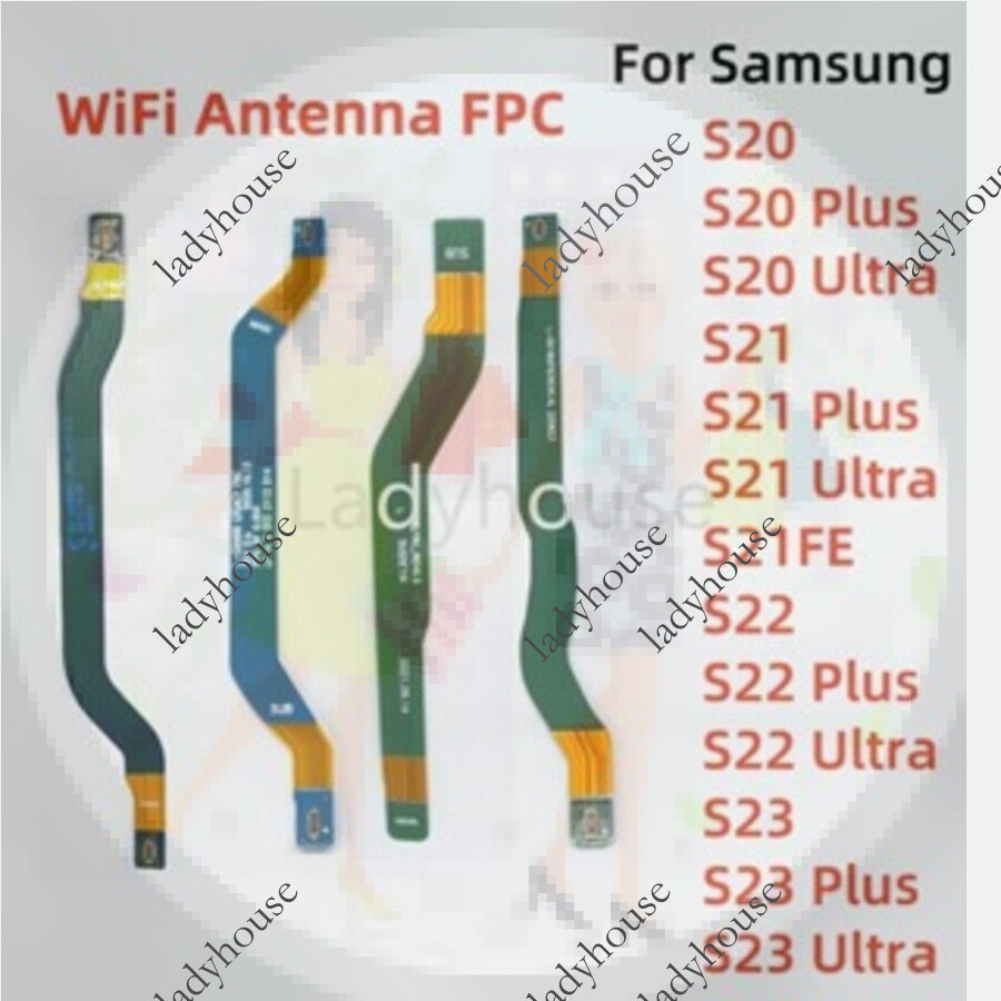 WiFi สัญญาณเสาอากาศ FPC เชื่อมต่อสําหรับ Samsung Galaxy S23 S22 S21 S20 Plus Ultra FE บนหลักเชื่อมต่อ Flex
