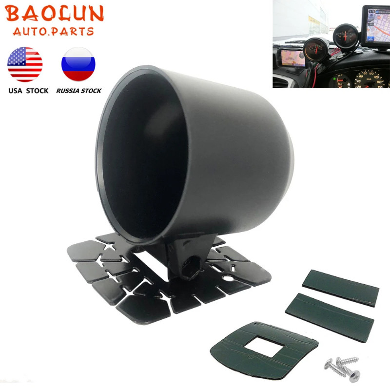 BAOLUN  52mm 2'' Universal Single Gauge Pod Gauge Pillar Dash Pod Mount Holder Cup For Water Temp O