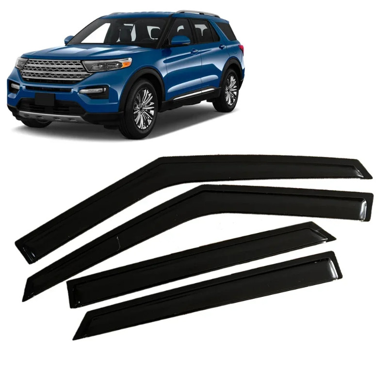 Window Visor for Ford Explorer U625 2020 2021 2022 2023 2024 2025 Wind Deflectors Rain Guards Door