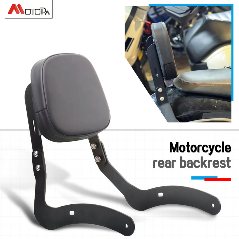 Motorcycle CF450 Passenger Seat Rear Backrest Support Frame Seatback Cus Accessories Mounting Kit F