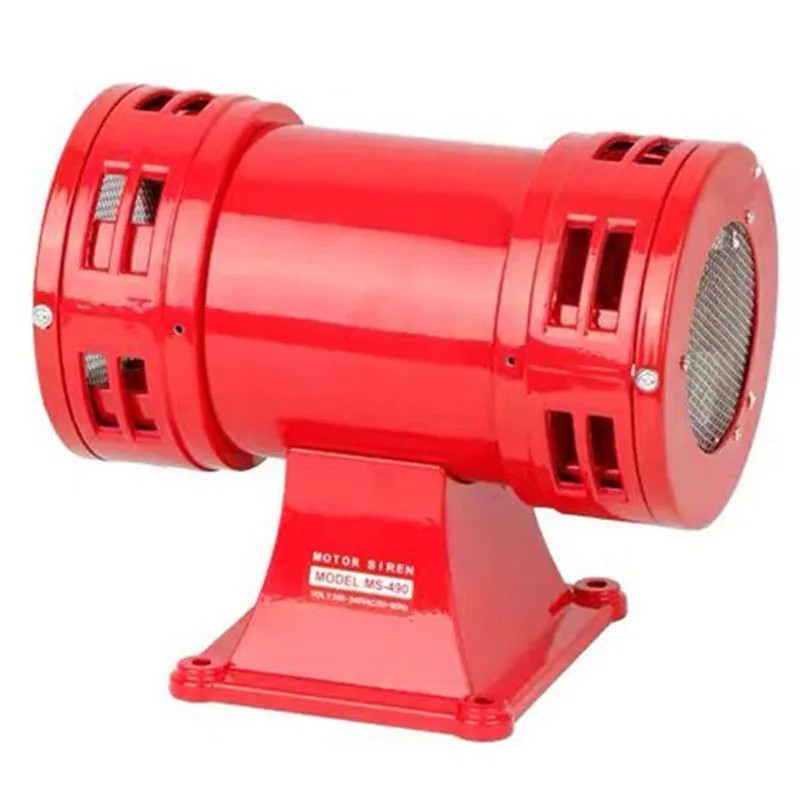 MS-490 Motor siren 220V High decibel Air Raid Siren Horn Motor mining industry Double Industry Boat