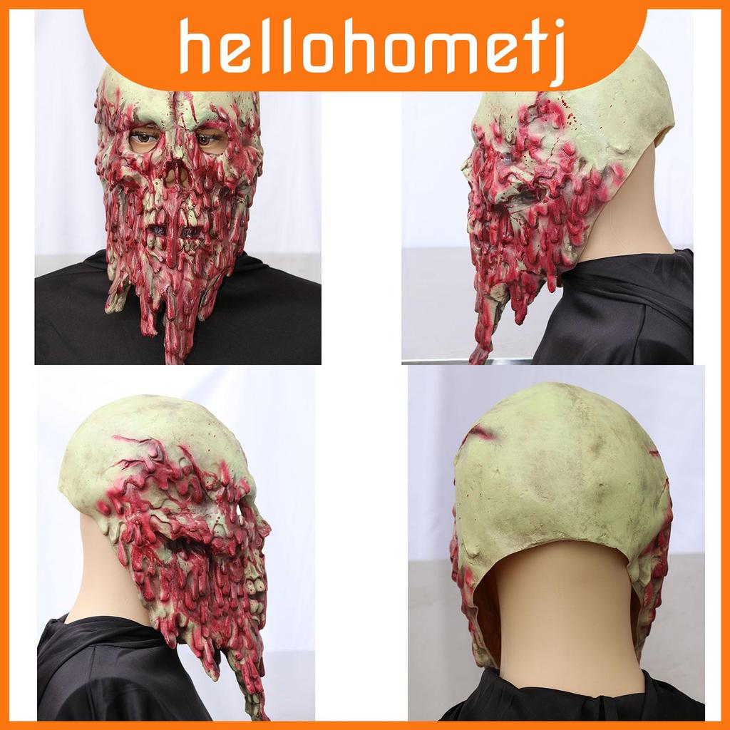 House Haunted Latex Zombie Mask สําหรับฮาโลวีนคอสเพลย์ Prank และใช้