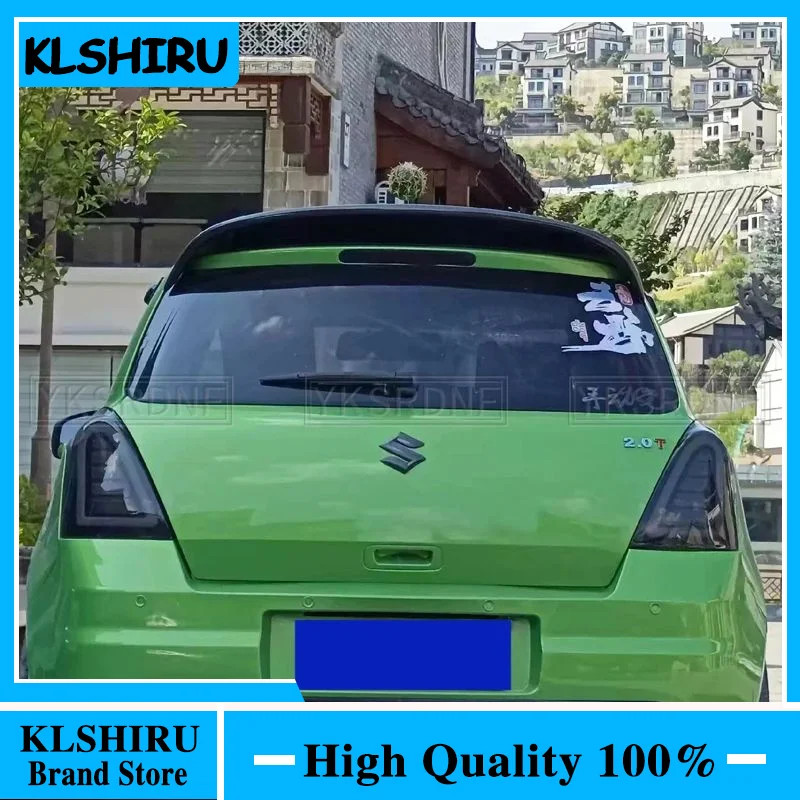Carbon Fiber Rear Roof Spoiler Fit for Suzuki Swift ZC11 ZC71 ZC31S Mk3 2005 2006 2007 2008 2009 20