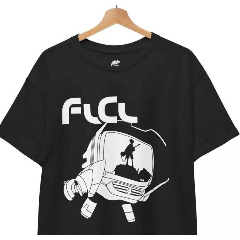 เสื้อยืด Fooly Cooly FLCL สไตล์ร็อกและพังค์ อันเซ็กซ์