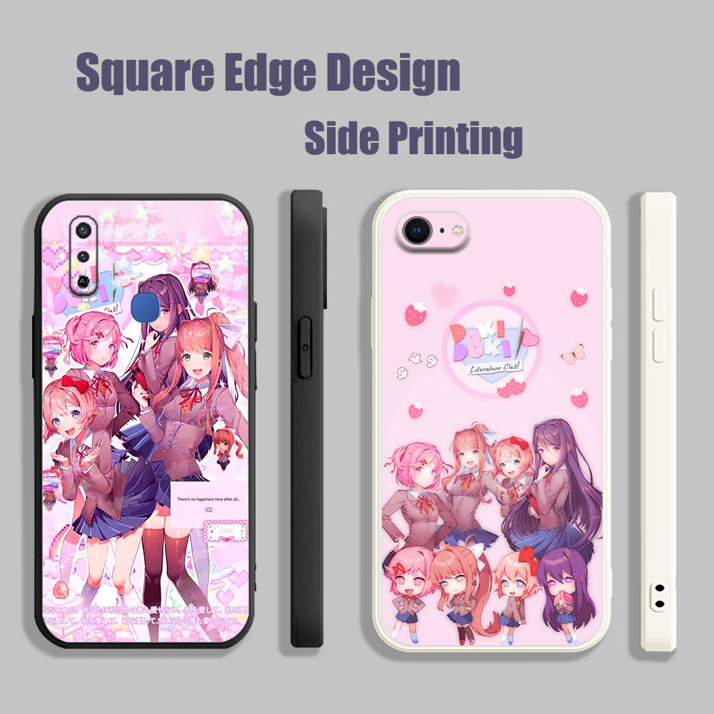 ปลอกสําหรับVivo Y12A Y53 V11i Z3i Y51A Y31 2021 doki charactice club Yuri Monika sayori natsuki BOV0
