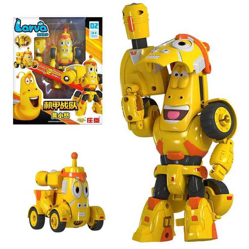 C High Quality ABS Fun Larva Transformation Toys Action Figures Deformation Car Mode And Mode For B