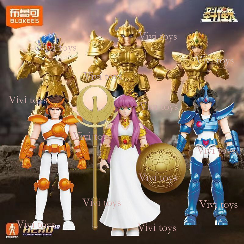 {{ของเล่นlvivi}} Pluc Saint Seiya Star Lost Star Edition Third Generation Athena Golden Aries Cancer 1 Assembled Figure 2 251206