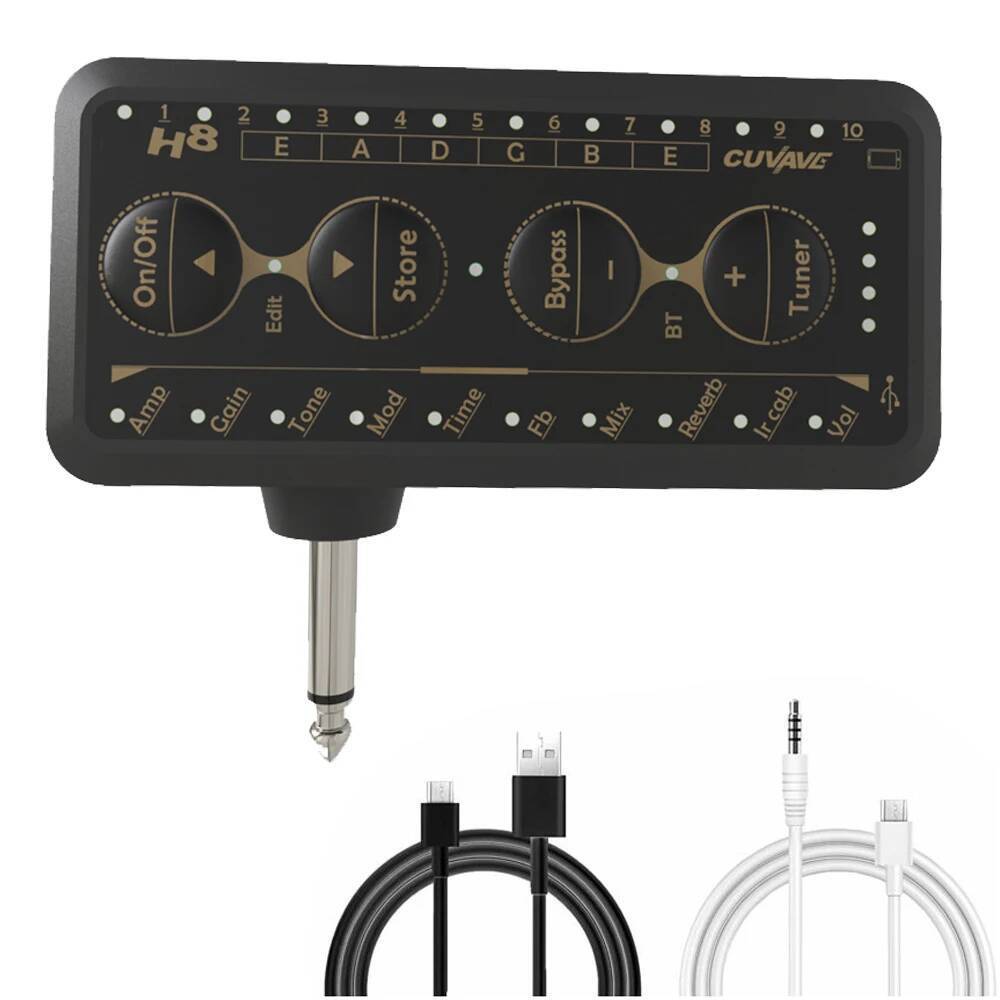 Cuvave กีตาร์ปลั๊ก Amp Pa-1 หูฟัง Mini เครื่องขยายเสียงลําโพง Combo Amplifier Acoustic Electric Bass