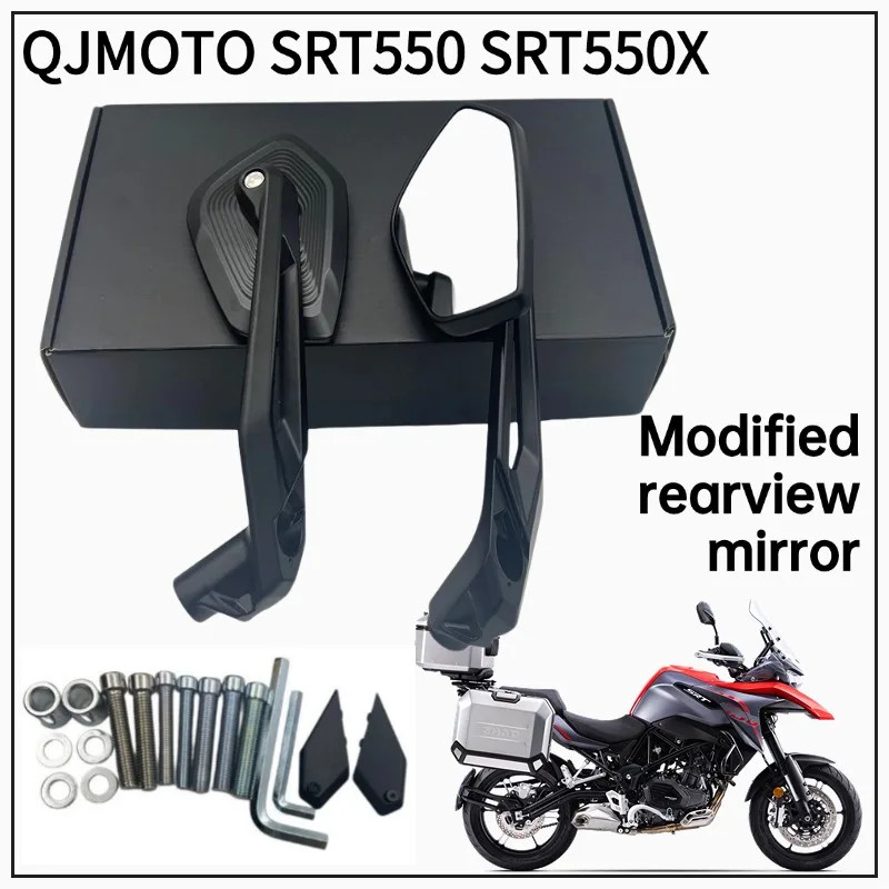 New For QJMOTO QJ SRT500 SRT500X SRT550 SRT550X SRT 550 Modified Wide View Wide Angle Rearview Mirr