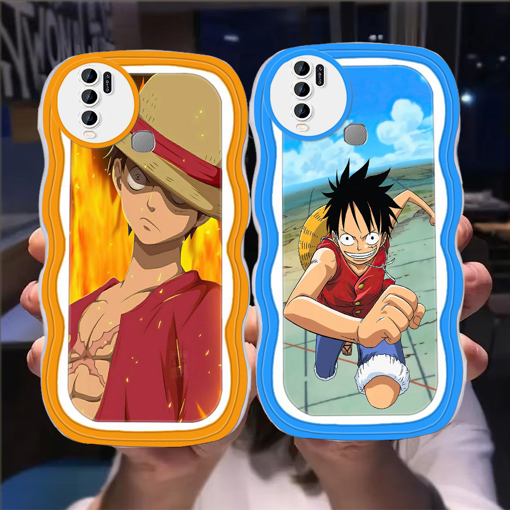 S-34 One Piece Luffy Casing สําหรับ VIVO Y30 Y50 Y30i TPU โปร่งใส