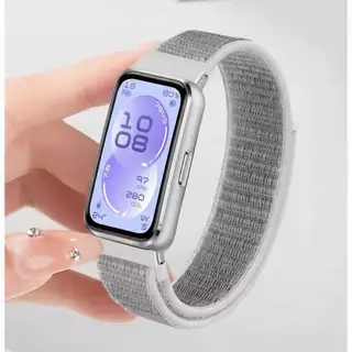 สายรัดกีฬาแบบลูปไนลอน for Smartwatch Huawei Band 11 11 Pro /Huawei Band 10 9 8 7 NFC สายรัดข้อมือปรับได้ที่ระบายอากาศ