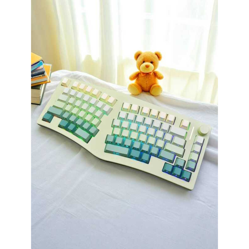 FEKER alice75 Aluminium Tuo Ergonomic Mechanical Keyboard Three-Mode Bluetooth Hot Plug สํานักงานที่