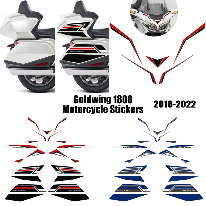 Motorcycle Stickers Goldwing GL1800 Trunk Sticker Goldwing1800 Luggage stickers Anti Scratch For Ho