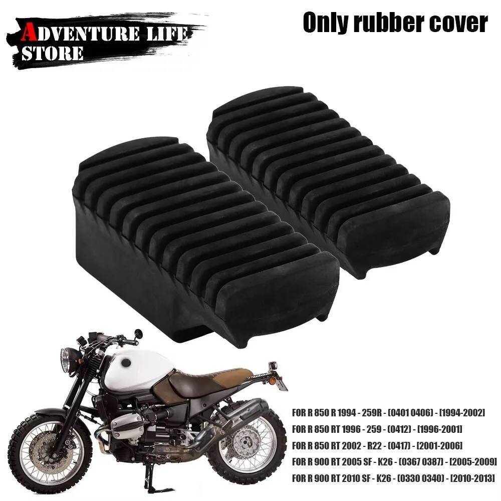 สําหรับ R 800R 800RT 900 RT อุปกรณ์เสริมรถจักรยานยนต์ด้านหลัง Footpegs แผ่นพักเท้ายาง Pad สําหรับ BM