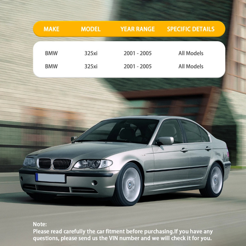 Svenubee 4pcs Front Lower Control Arm with Ball Joints Suspension for BMW E46 325xi 330xi 2001 2002