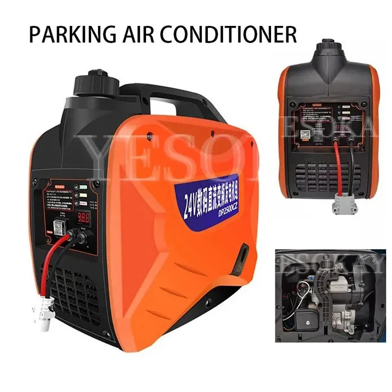 Parking Air Conditioner Automatic Gasoline Generator Self Start Stop DC Cargo Vehicle Silent Small
