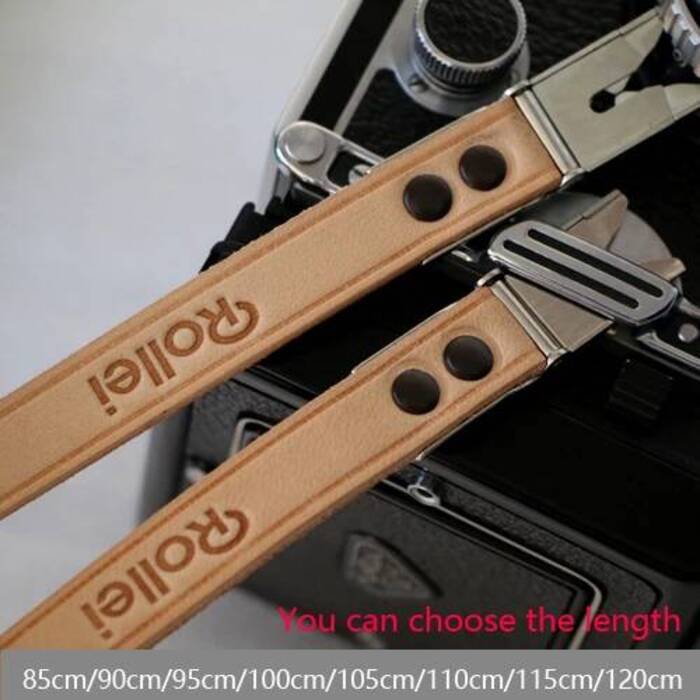 กล้องหนังแท้ไหล่สายคล้องคอสําหรับ Rollei Rolleiflex 3.5F 3.5E 3.5T 3.5C 2.8F 2.8E 2.8GX 2.8FX