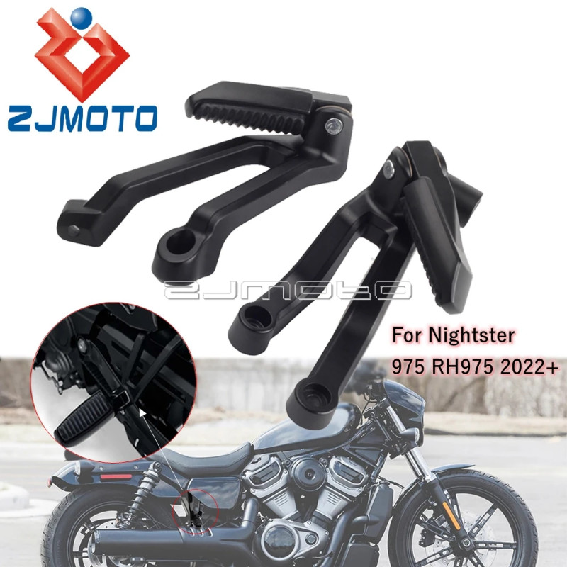 1 Pair Motorcycle Accessories Passenger Footpeg Supports For Nightster 975 RH975 2022+ Left & Right