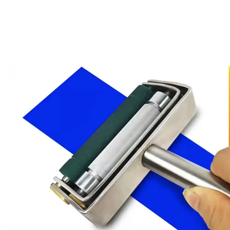 Manual Ink Printing Film Metal Anilox Roller Rubber Roller Ink Proofer Screw Type Rubber Roller Ink