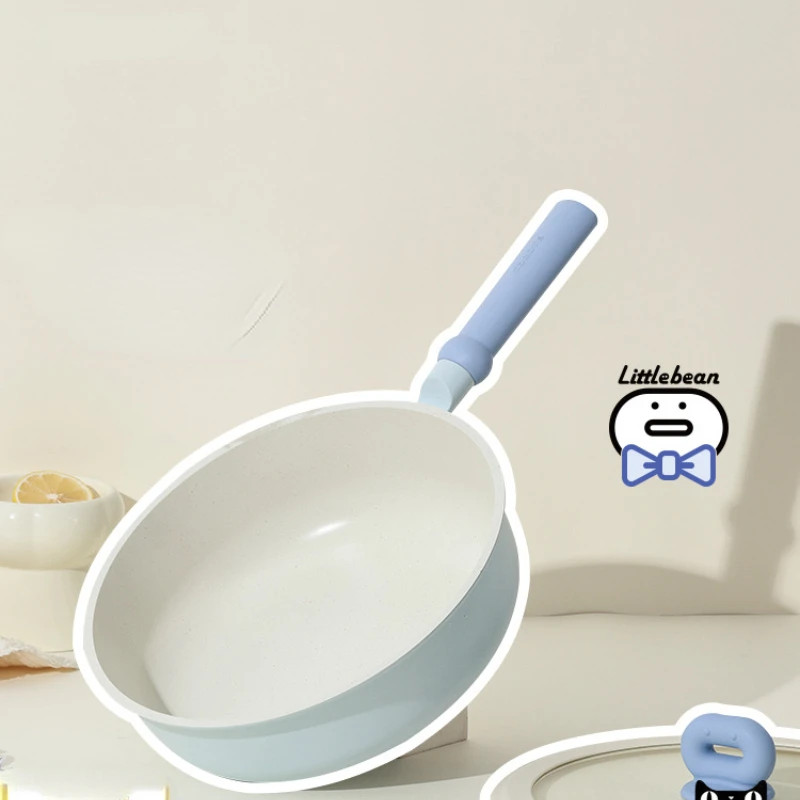 Non-Stick Pan Household Pan Medical Stone Induction Cooker Special Use Gas Stove Non-Stick Cooker F