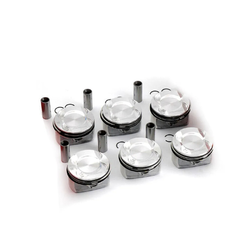 6pcs Pistons Rings Set 9.3:1 11257564335 11257559434 For BMW X3 3.0si X3 28ix E87 E88 E90 E92 E60 1
