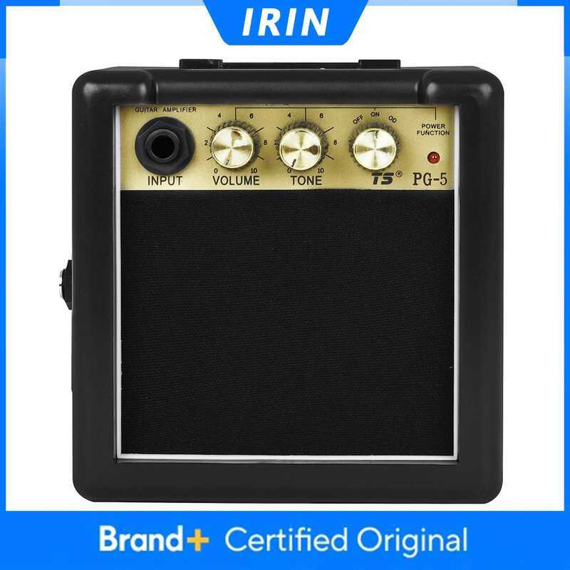 C IRIN Pg-5 Mini Guitar Amplifier 5W Amp Speaker Portable Acoustic Electric Guitar Speaker Musical