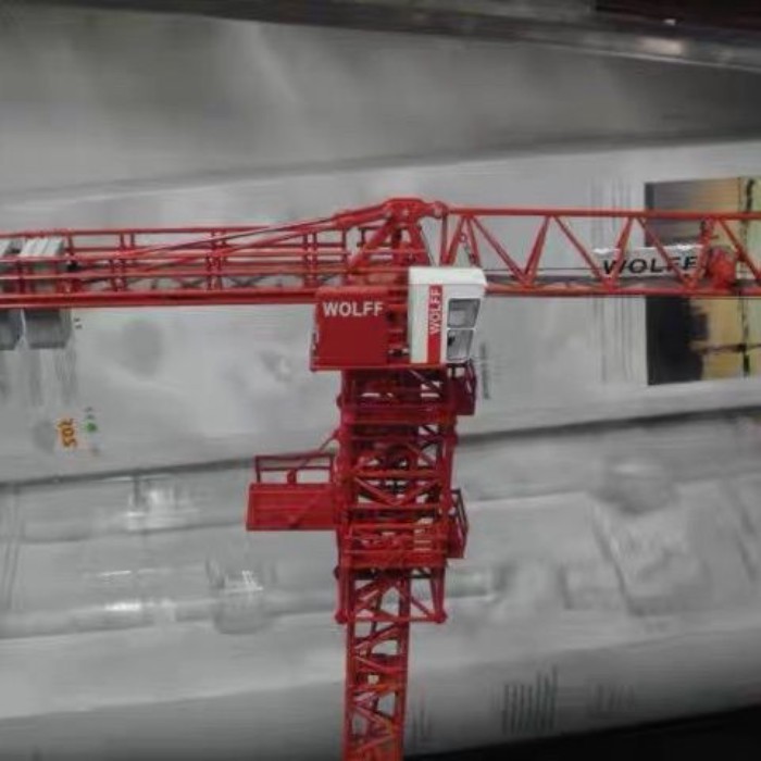 อิตาลี ROSWOLFF6031 Tower Crane 1: 87 Alloy Crane Crane Model