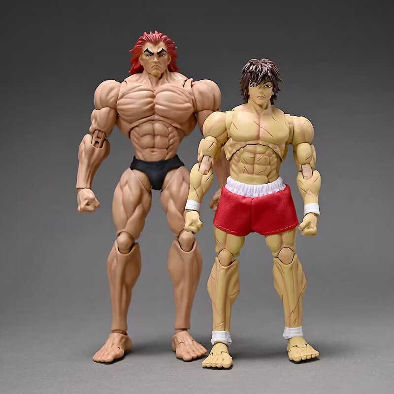 Human Body Model Blade ฟันกล้ามเนื้อต่อสู้ Macho Fan Ma Yujiro Action Figure อะนิเมะรุ่นของเล่น