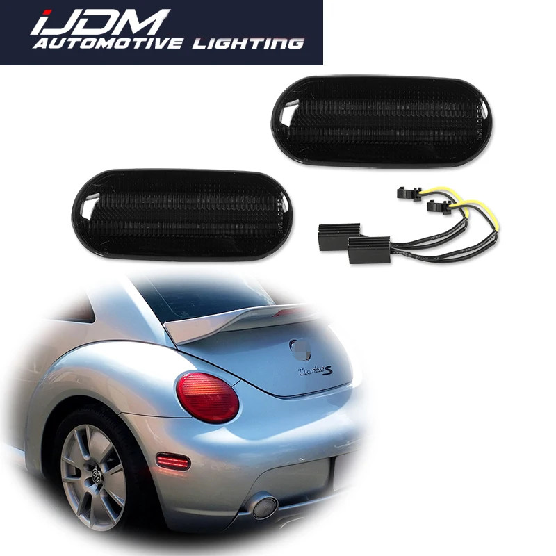 For VW Volkswagen Beetle 1998 1999 2000 2001 2002 2003 2004 2005 Red / White LED Car Rear Fender Si